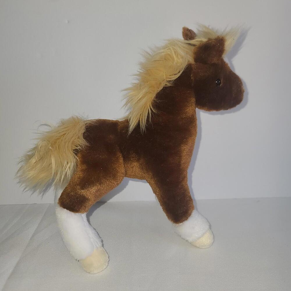 Douglas HORSE 10” Plush Brown White Toy Stuffed Animal - Picture 5 of 7